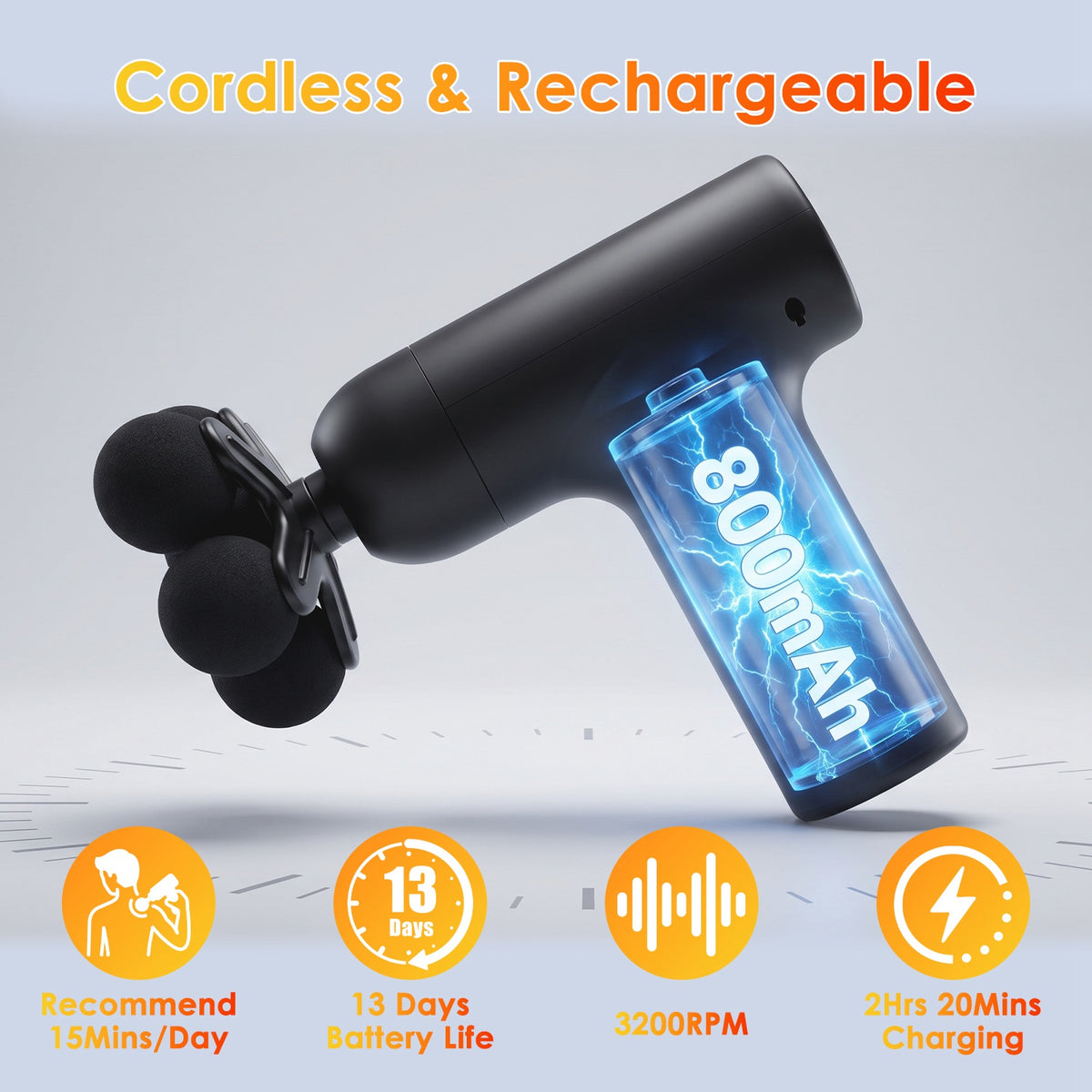 Massage gun details