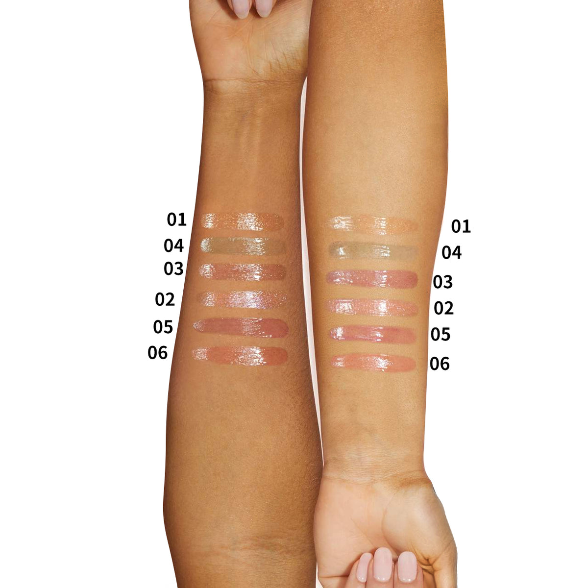 PHOFAY Jelly Lip Oil swatches