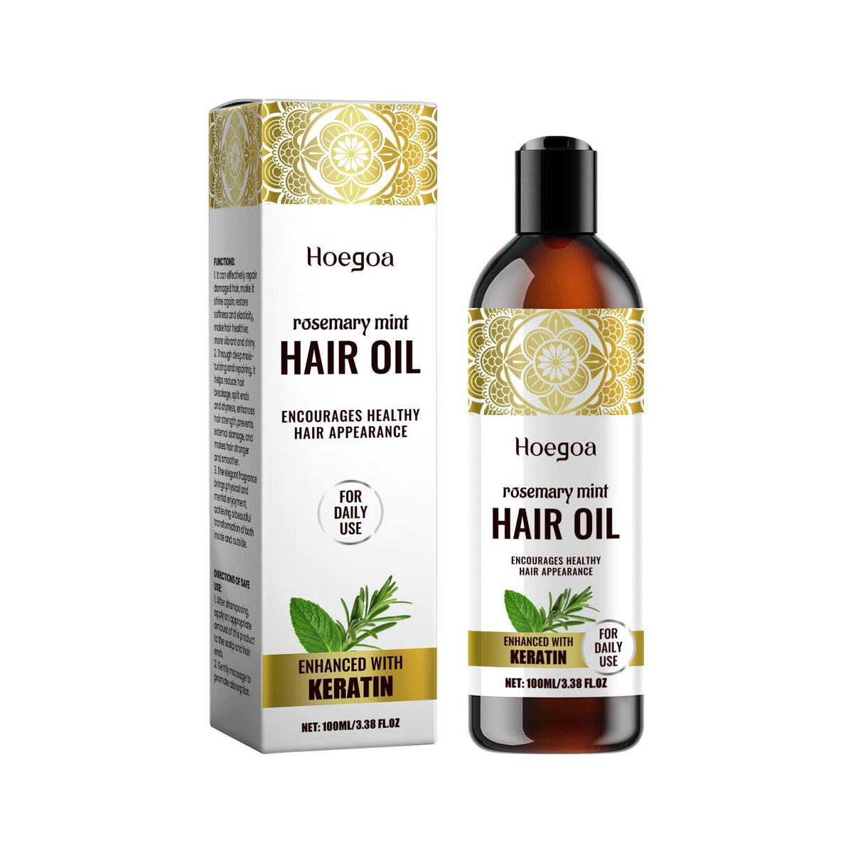 HOEGOA Rosemary Mint Hair Oil