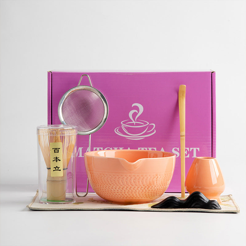 Matcha bowl and whisk